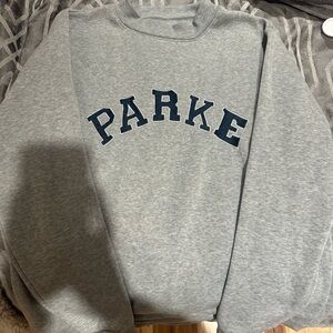 Gray Parke mockneck sweater